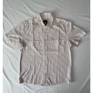 Insight Short Sleeve Women’s Shirt - Poker Print - Size S - Hidden Buttons